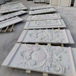 无锡 芝麻白干挂雕花板