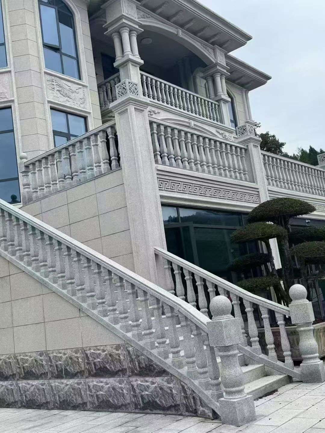 无锡 芝麻白别墅，栏杆