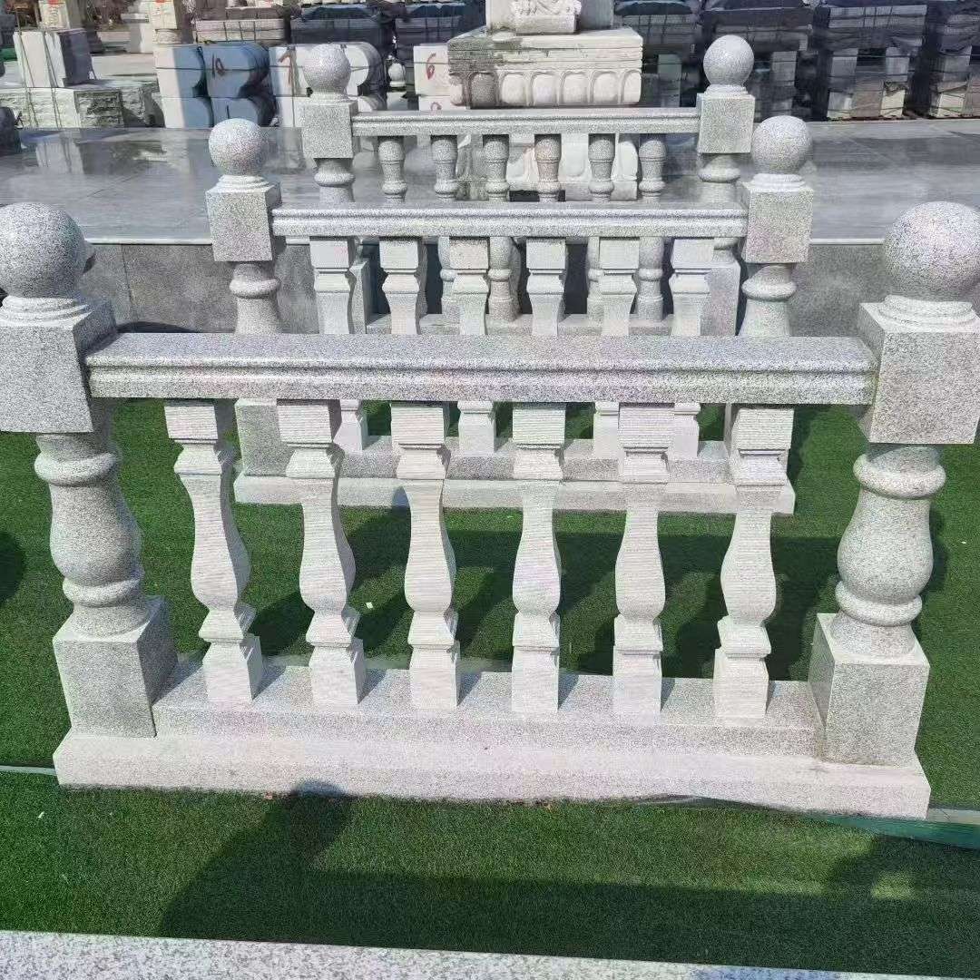 无锡 别墅石材栏杆特写