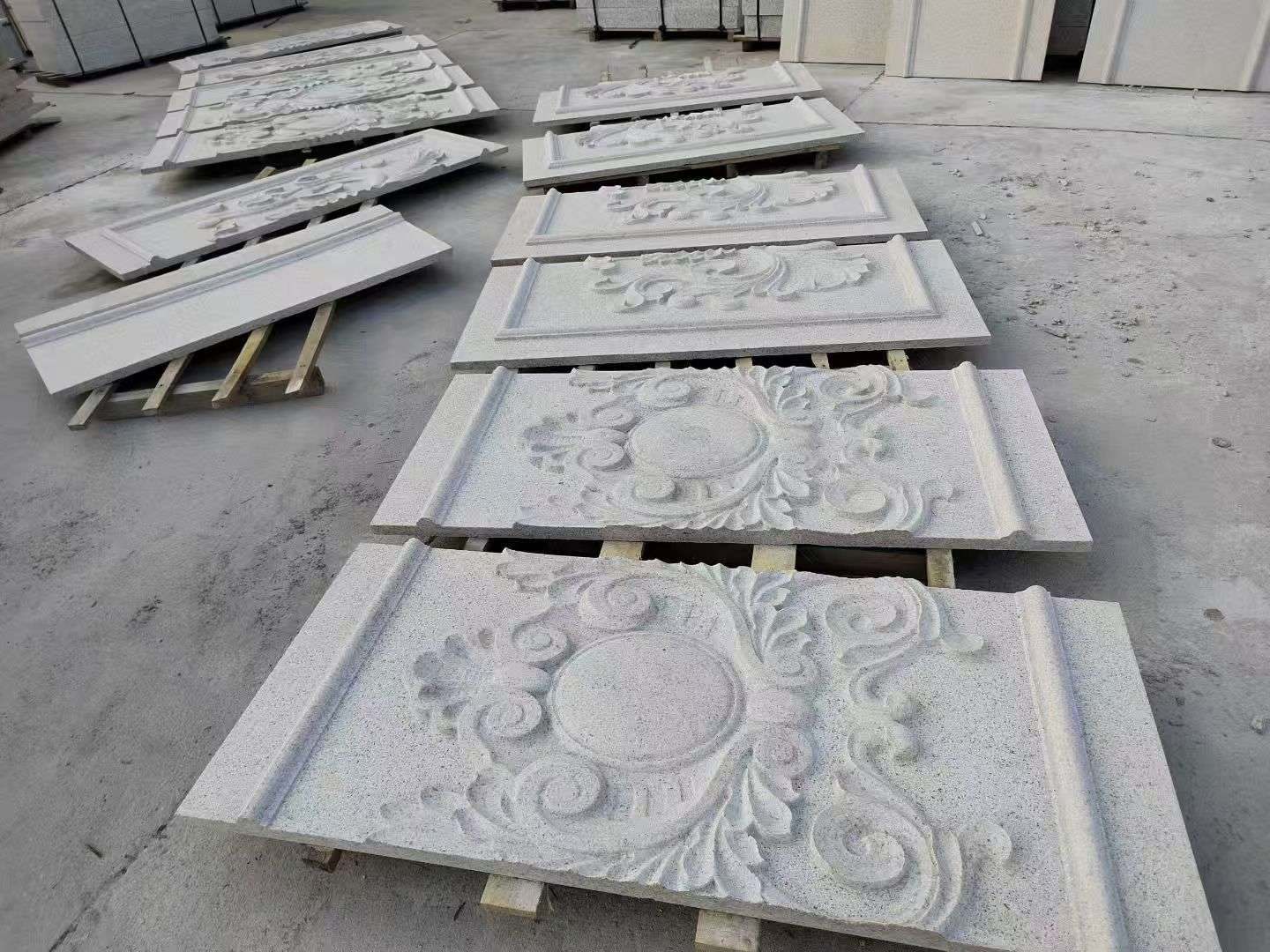 无锡 芝麻白干挂雕花板