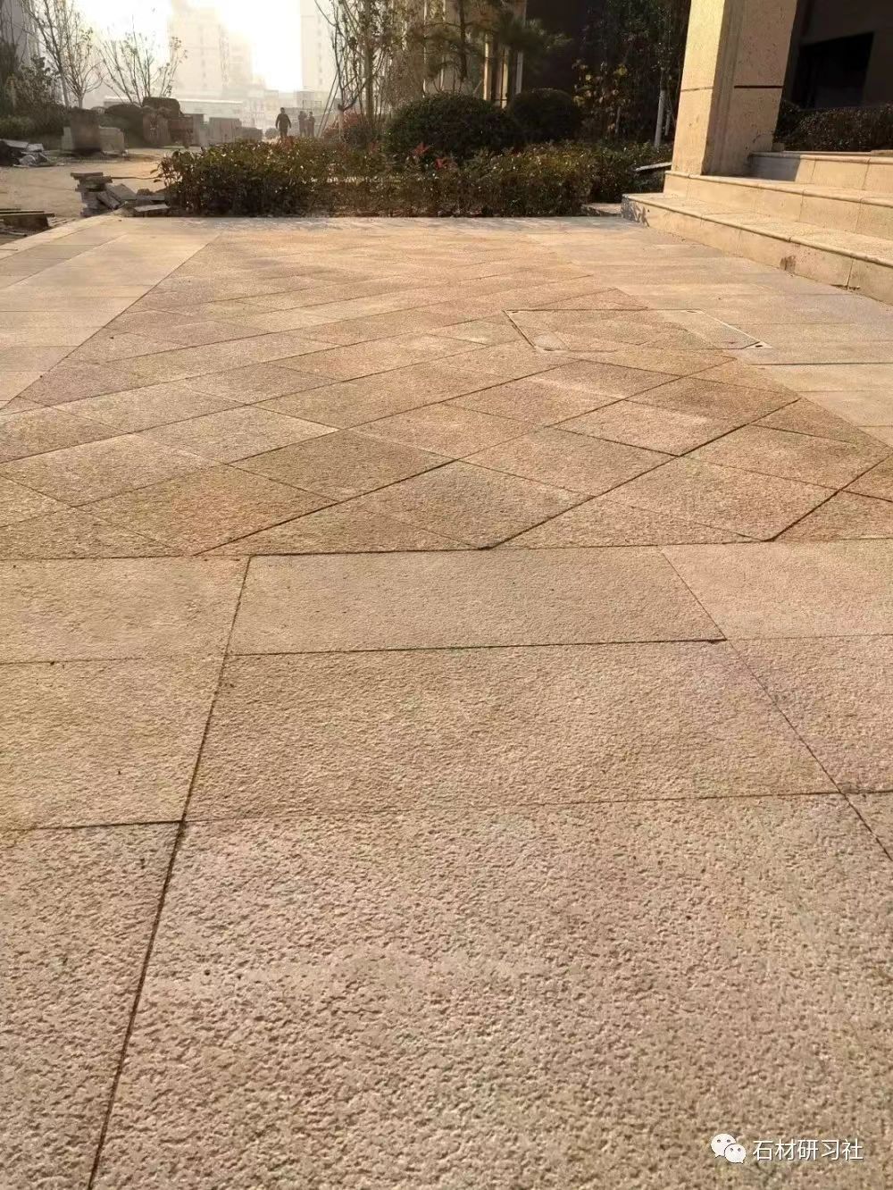 无锡黄金麻石材铺装